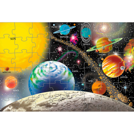 Melissa & Doug Solar System Floor Puzzle, 24in x 36in, 48 Pieces 413